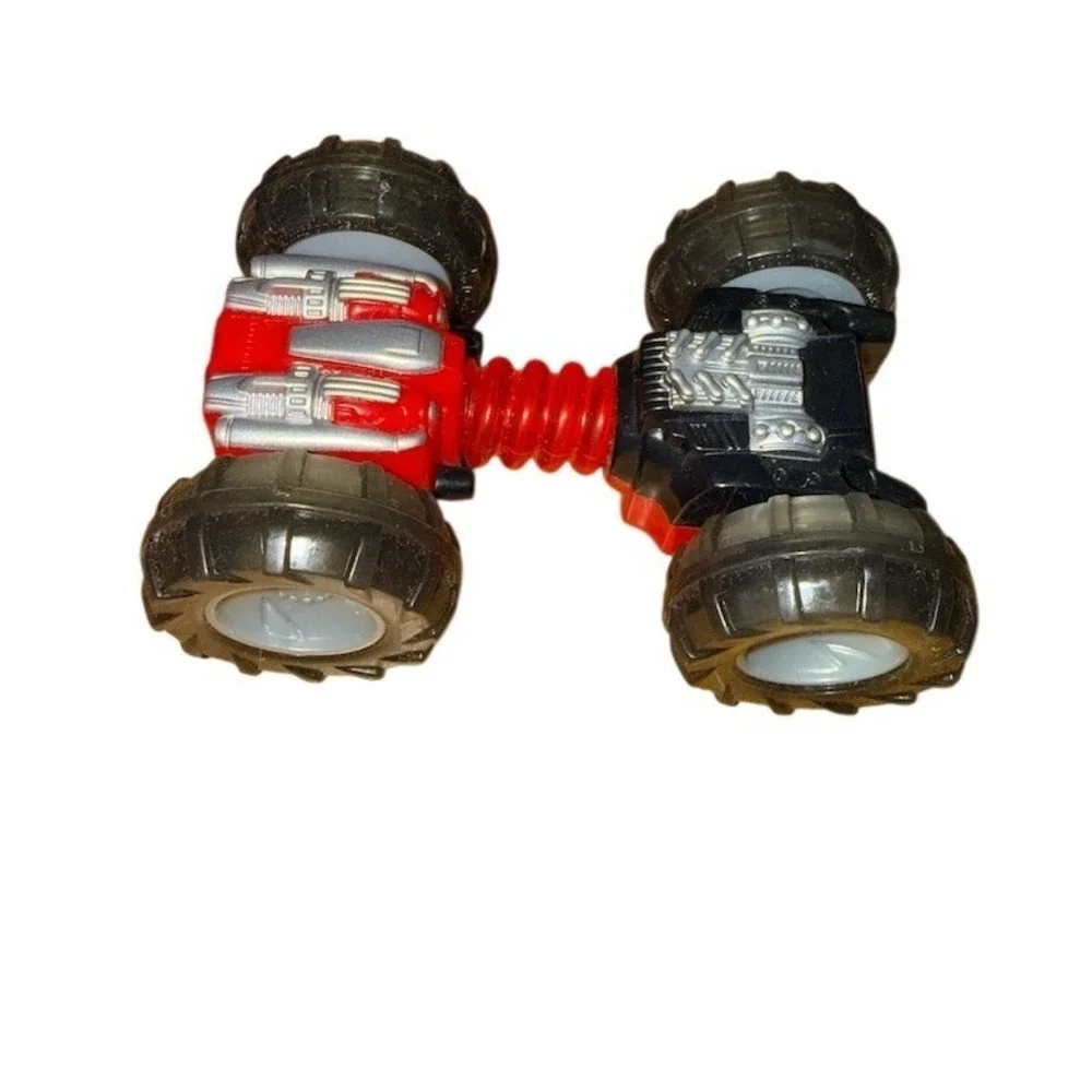 Tiger Electronics Pull-Back Stunt Car Toy Red/Black 4-Wheel 2000‎